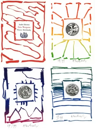 Incisione Alechinsky - André Breton/Pierre Alechinsky