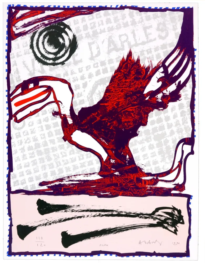 Litografia Alechinsky - Arles