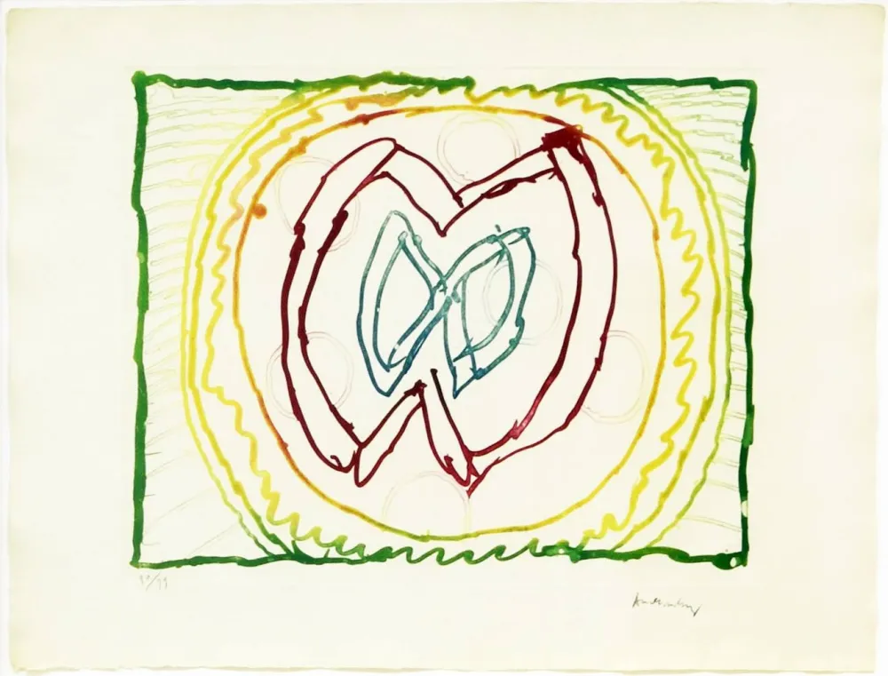 Acquaforte Alechinsky - Astres et désastres