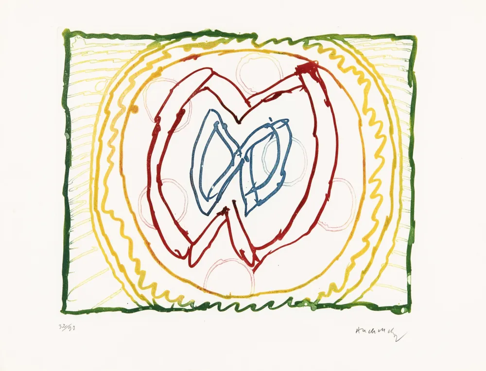 Acquaforte Alechinsky - Astres et désastres V