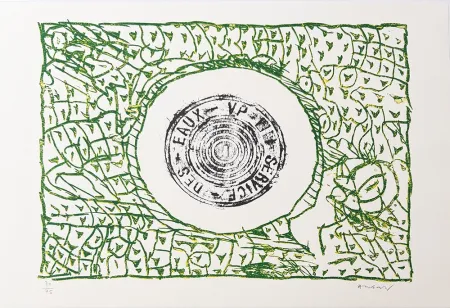 Litografia Alechinsky - Bouche d'eau