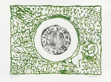 Litografia Alechinsky - Bouche d'eau I 