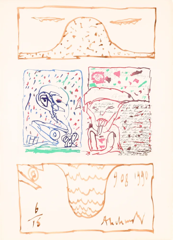 Acquatinta Alechinsky - Braille