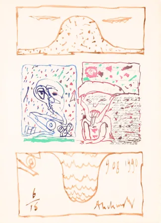 Acquatinta Alechinsky - Braille