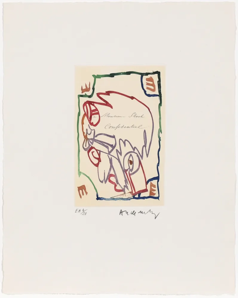 Acquaforte Alechinsky - Carta Canta 04