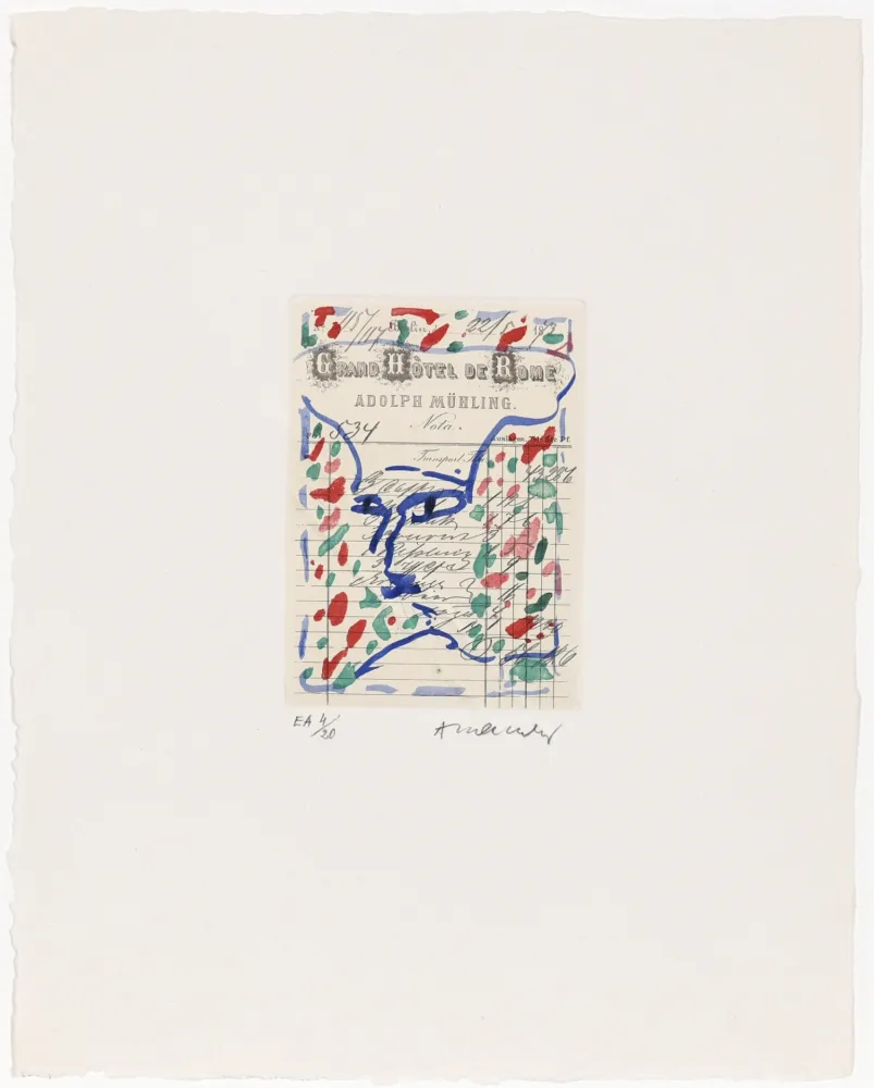 Acquaforte Alechinsky - Carta Canta 10