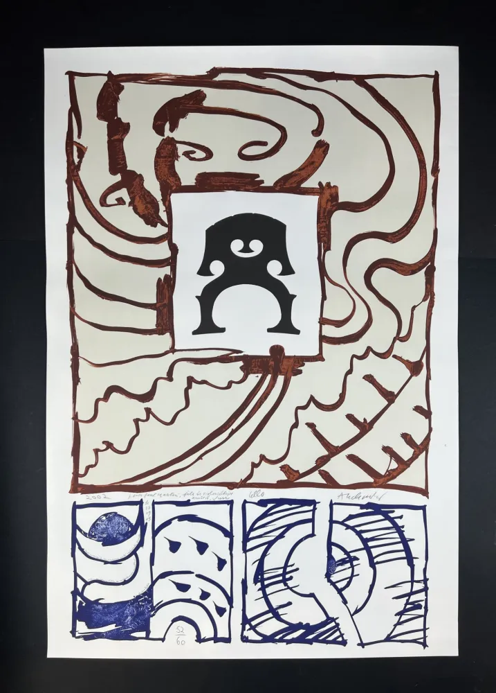 Litografia Alechinsky - Cello