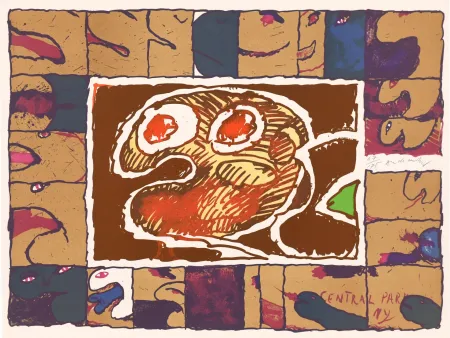 Litografia Alechinsky - Central Park