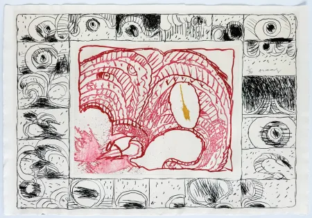 Acquaforte Alechinsky - Chapeau fort