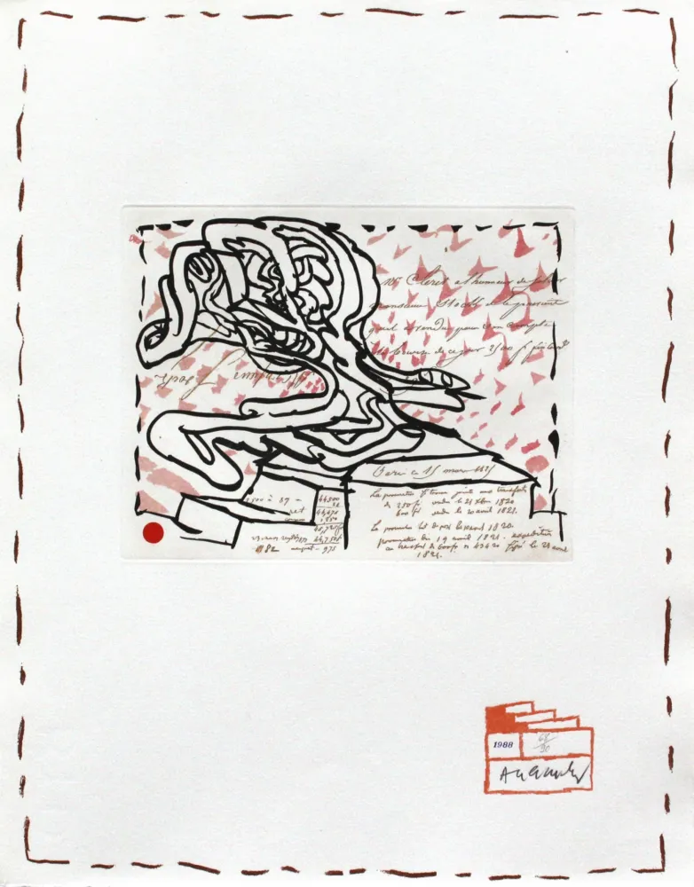 Acquaforte Alechinsky - Chaque Matin