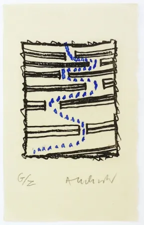 Incisione Alechinsky - Chicanes