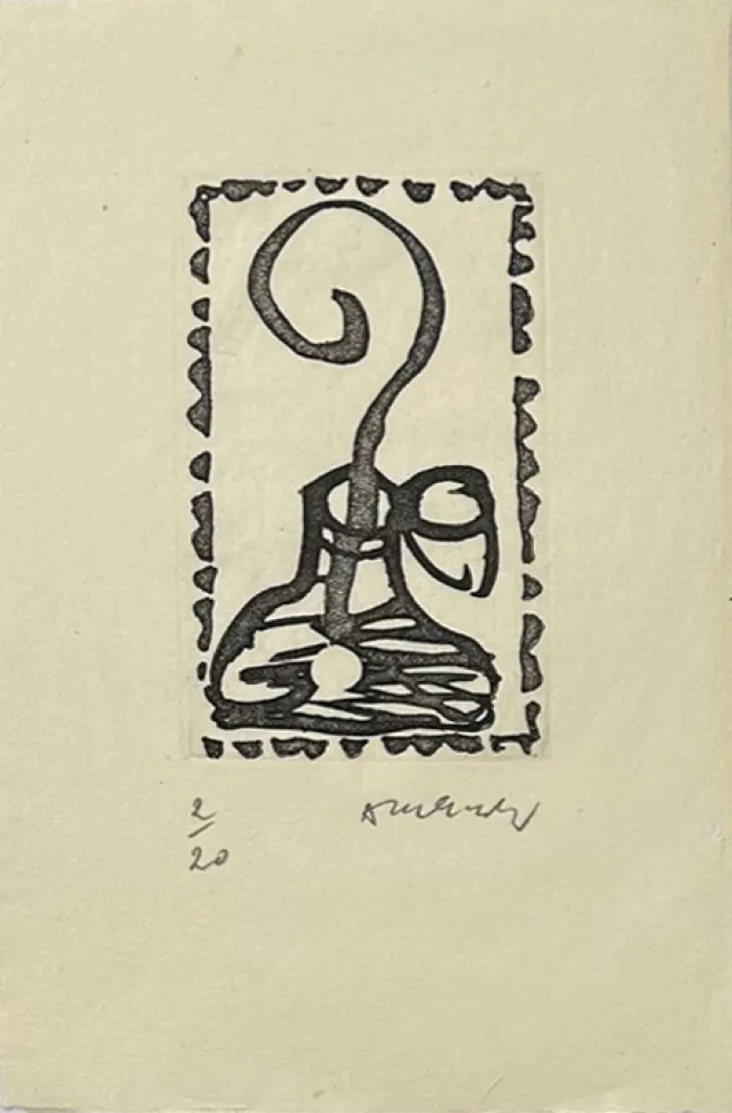 Incisione Alechinsky - Composition