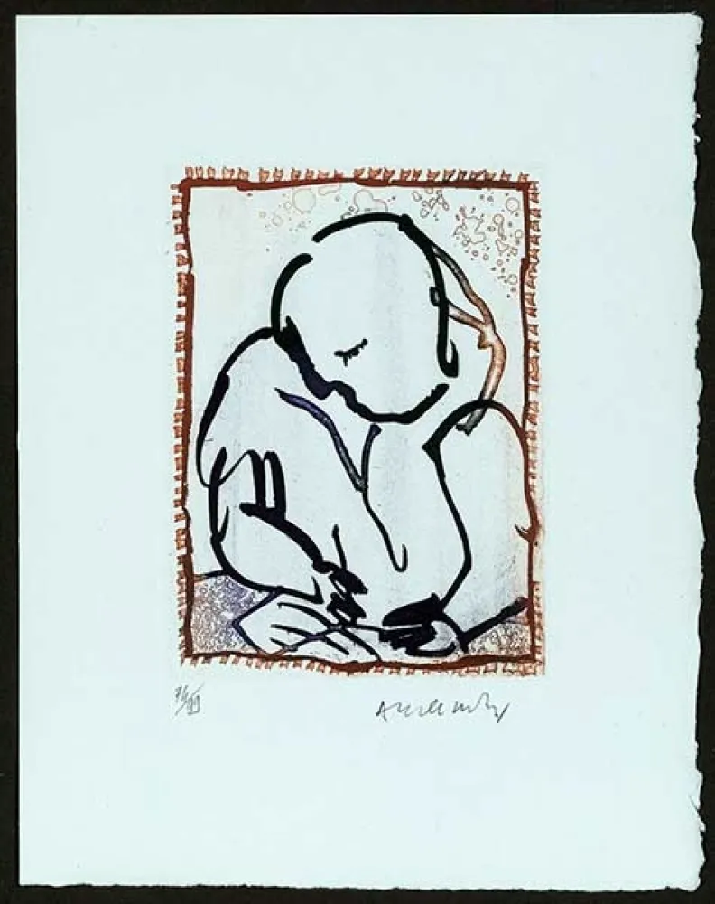 Incisione Alechinsky - Composition