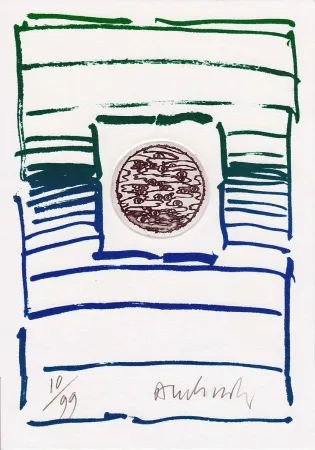 Incisione Alechinsky - Composition