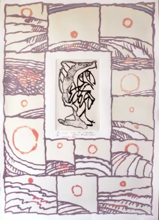 Incisione Alechinsky - Composition