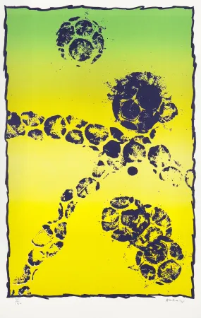 Litografia Alechinsky - Copa del mundo de futbol 