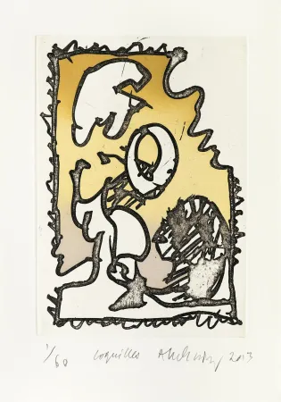 Incisione Alechinsky - Coquilles