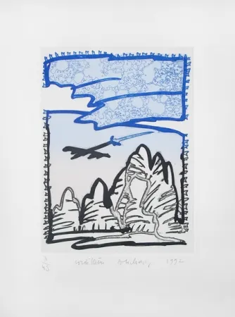 Incisione Alechinsky - Cordillière