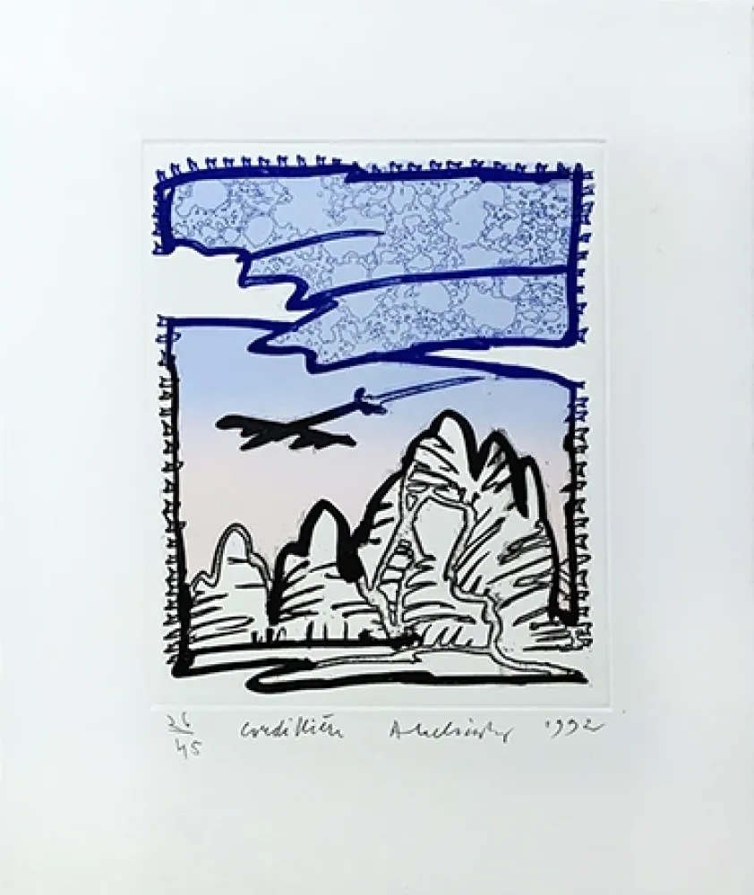 Incisione Alechinsky - Cordilliere