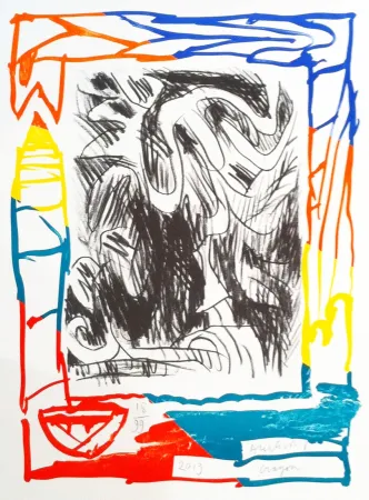 Litografia Alechinsky - Crayon 