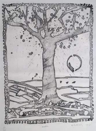 Incisione Alechinsky - Delta