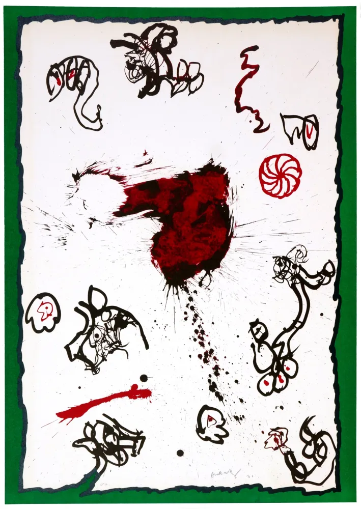 Litografia Alechinsky - Deuxième