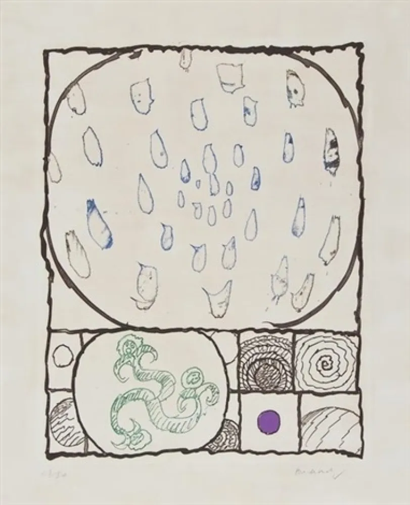 Acquaforte Alechinsky - Dévidoir