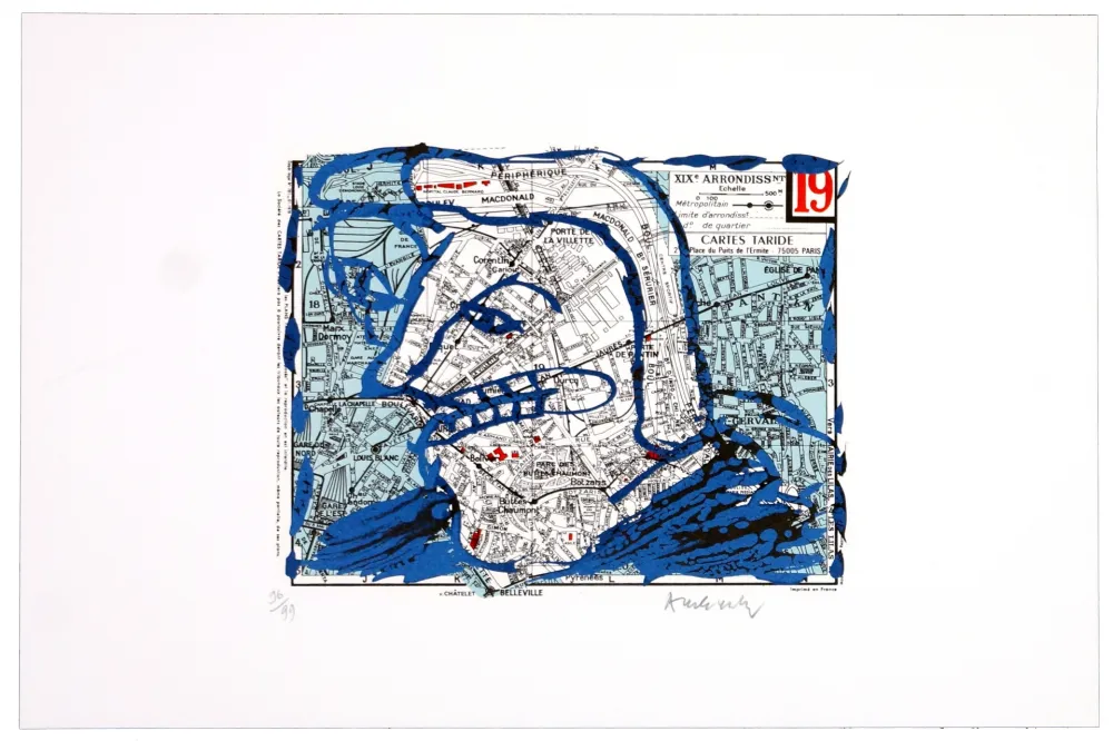 Litografia Alechinsky - Dix-neuvième arrondissement (Paris)