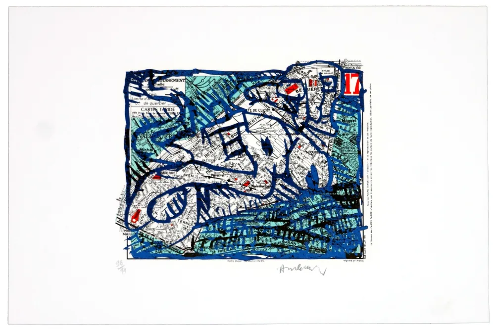 Litografia Alechinsky -  Dix-septième arrondissement (Paris)