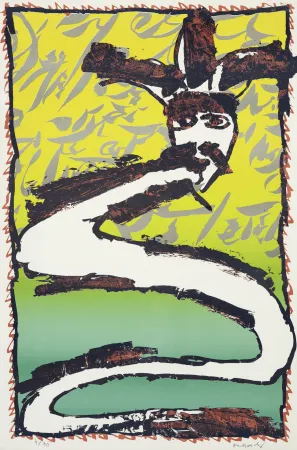 Litografia Alechinsky - Dotremont peintre de l'écriture