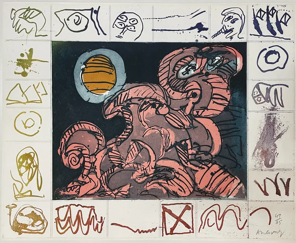 Acquaforte E Acquatinta Alechinsky - Droit de regard