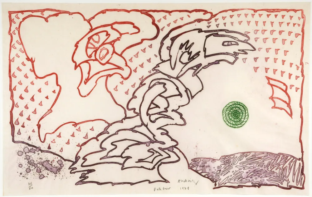 Incisione Alechinsky - Dulle Griet