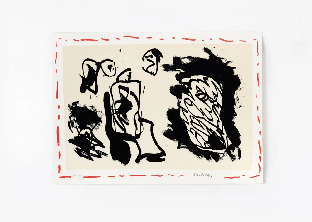 Litografia Alechinsky - D'une venue