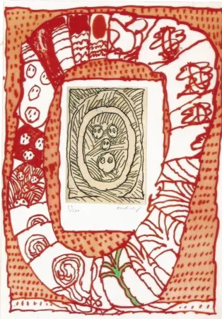 Incisione Alechinsky - Dusseldorf