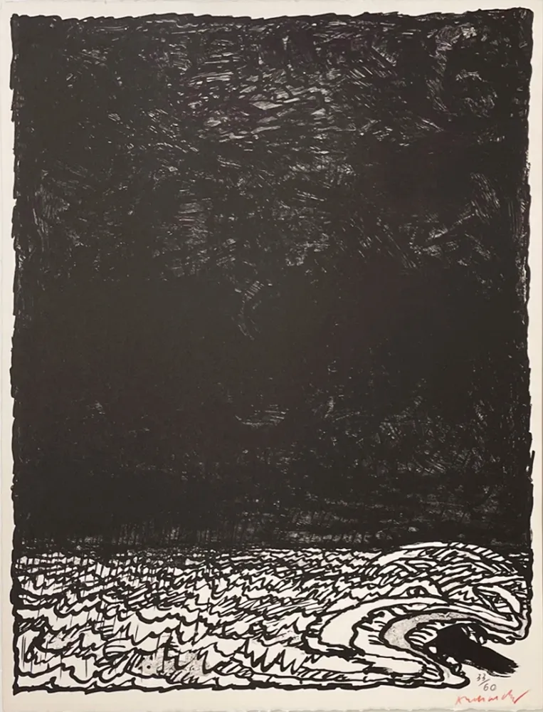 Litografia Alechinsky - Eau dormante