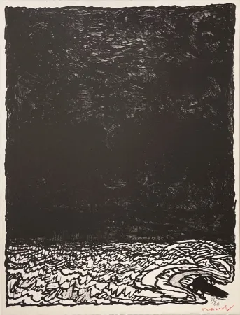 Litografia Alechinsky - Eau dormante