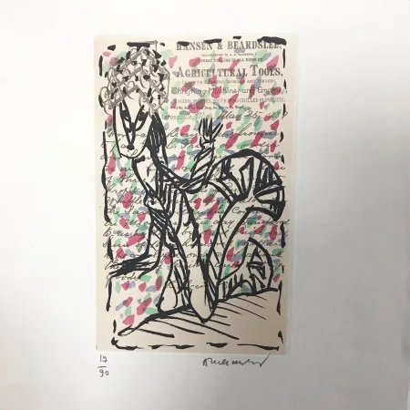 Acquaforte E Acquatinta Alechinsky - Eau-forte signée. 1988. 