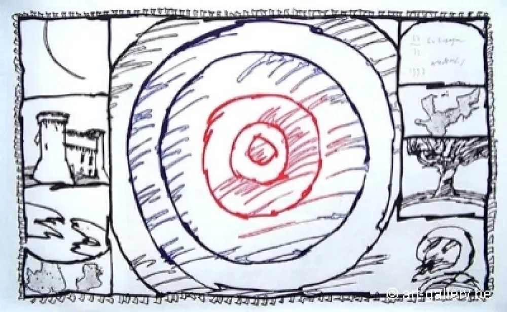 Incisione Alechinsky - En espagne