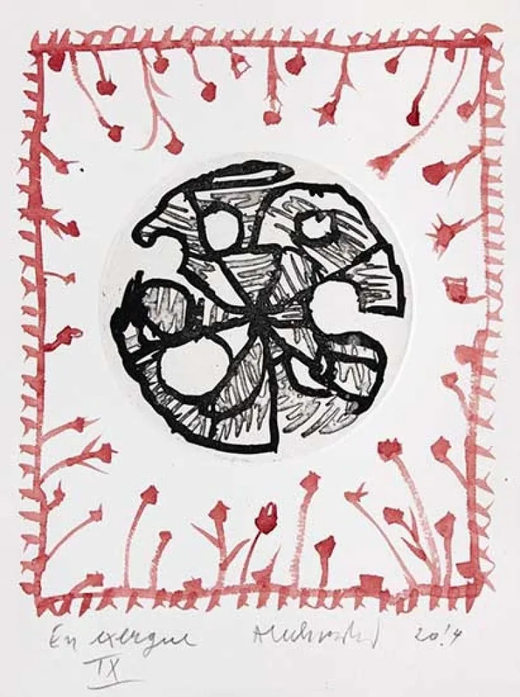 Incisione Alechinsky - En exergue