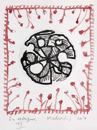 Incisione Alechinsky - En exergue