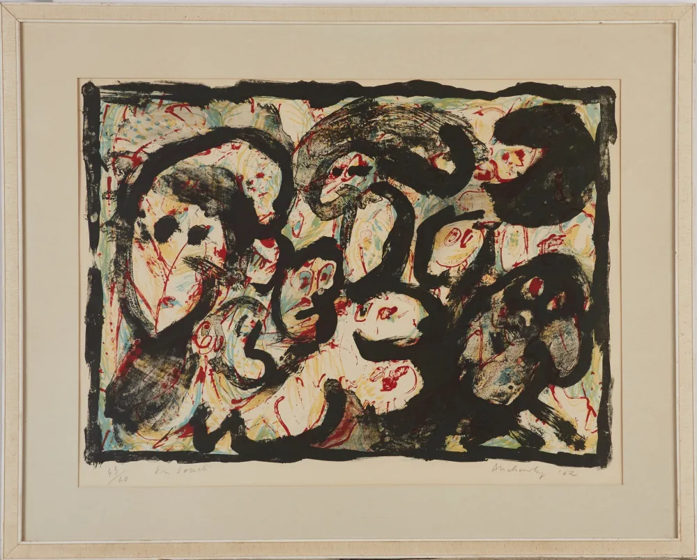 Litografia Alechinsky - En société