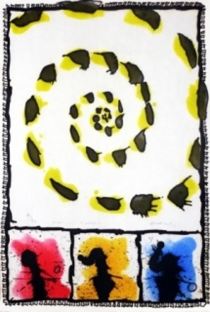 Incisione Alechinsky - Energie