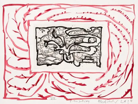 Incisione Alechinsky - Eruption