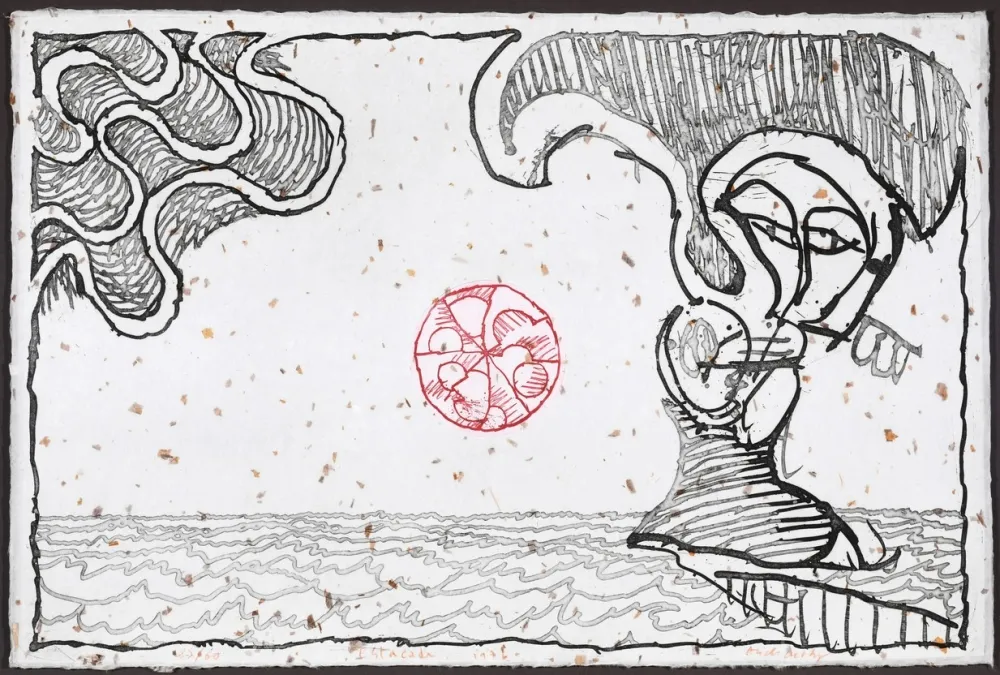 Acquaforte E Acquatinta Alechinsky - Estacade