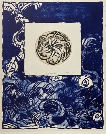 Incisione Alechinsky - Expiration