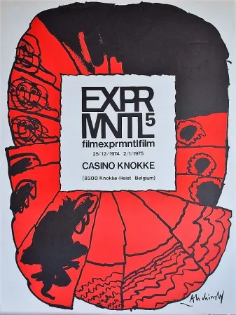 Manifesti Alechinsky - Exprmntl 5 casino Knokke