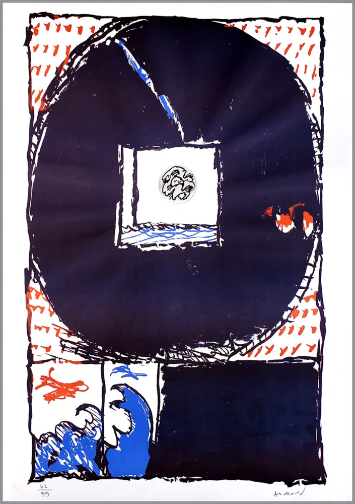 Litografia Alechinsky - Fenêtre