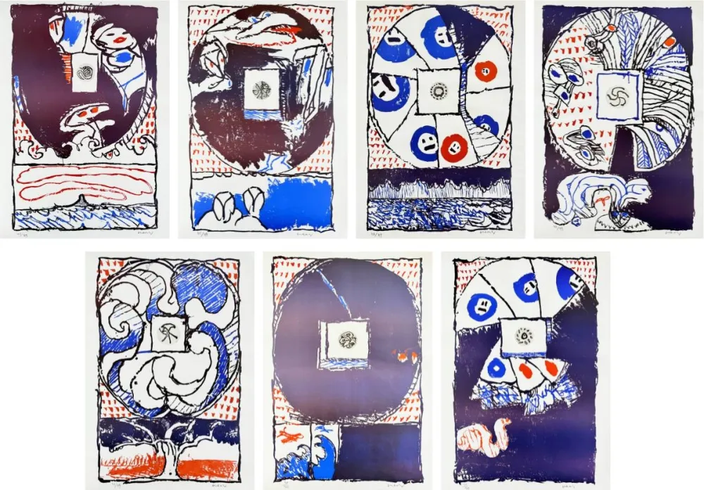 Libro Illustrato Alechinsky - Fenêtres