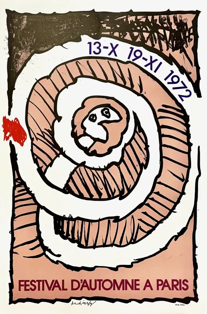 Manifesti Alechinsky - Festival d'Automne à Paris