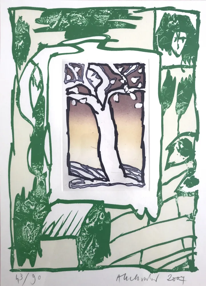 Incisione Alechinsky - Fruitier